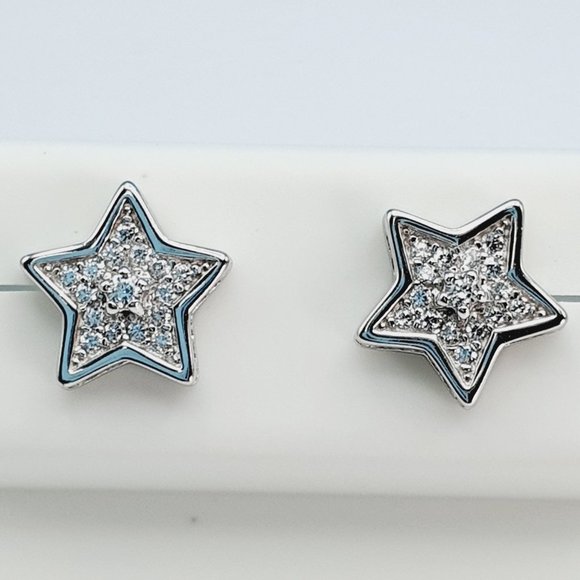 "925 Sterling Silver Cubic Zirconia Earrings, U19254834 - Picture 9 of 11